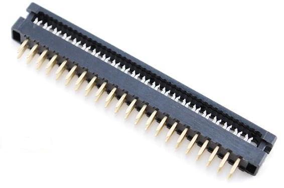 Flat Ribbon 2X22 44 Pin Male IDC Crimp Connector